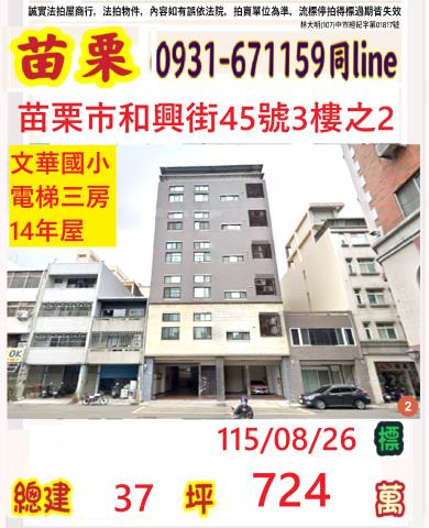 苗栗苗栗市拍賣華廈-0