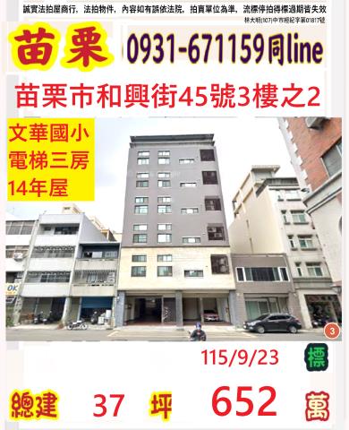 苗栗苗栗市拍賣華廈-0
