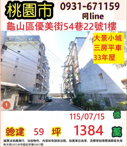 桃園龜山法拍華廈-0