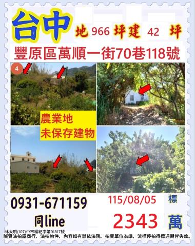 豐原法拍農地-0