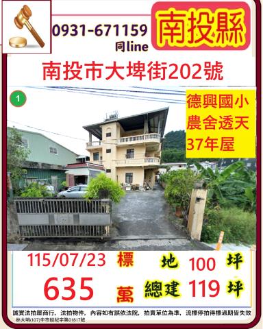 南投南投市透天法拍-0